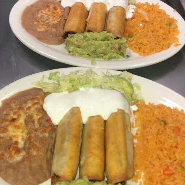 Chimichangas.