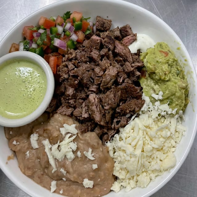 Steak Burrito Bowl.
