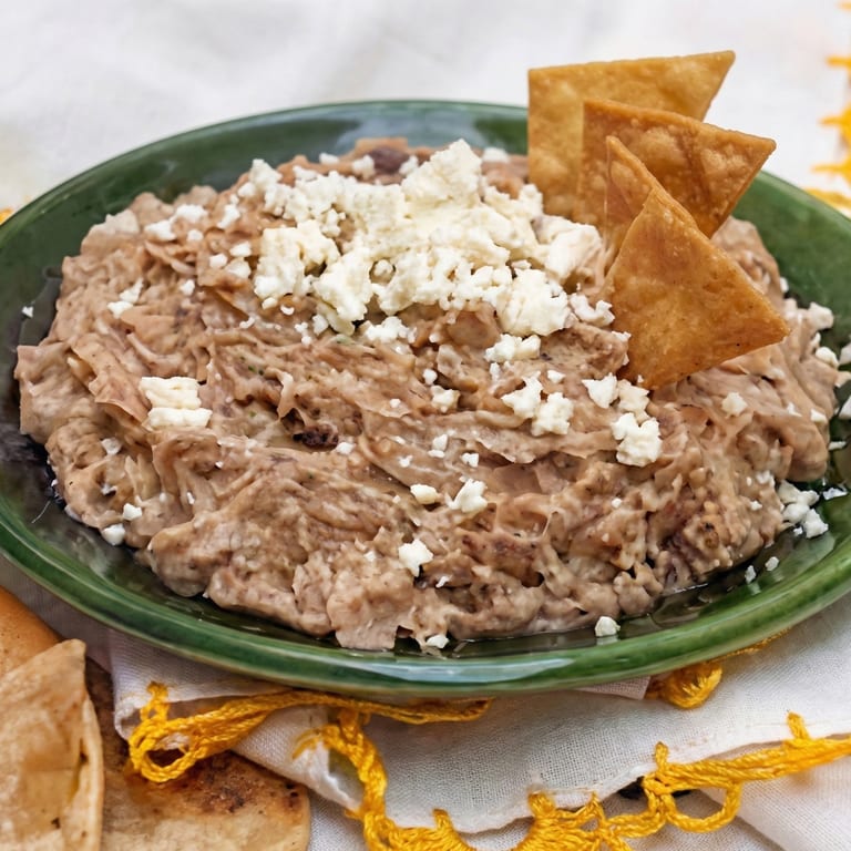 Delicious Refried Beans Await