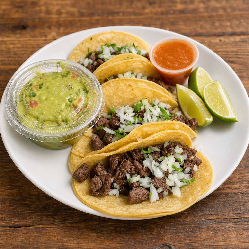 Tacos de Carne Asada.