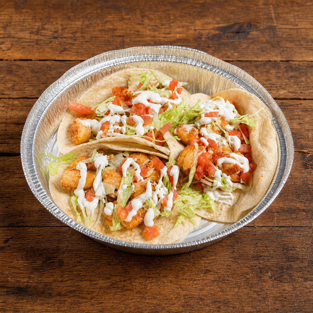 Tacos de Camarón.