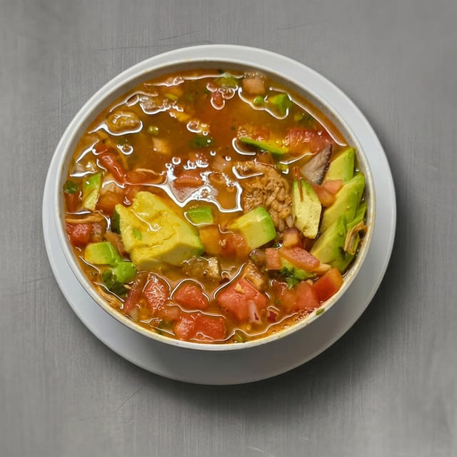 Lunch Sopa de Pollo.