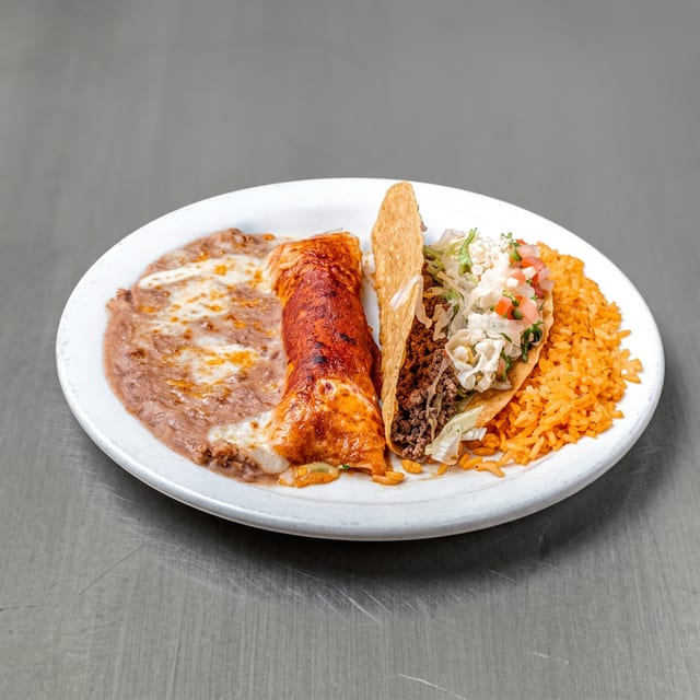 3. Taco y Burrito Combo.