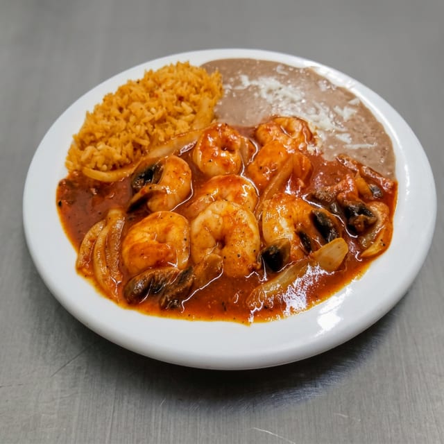 Camarones a la Mexicana.