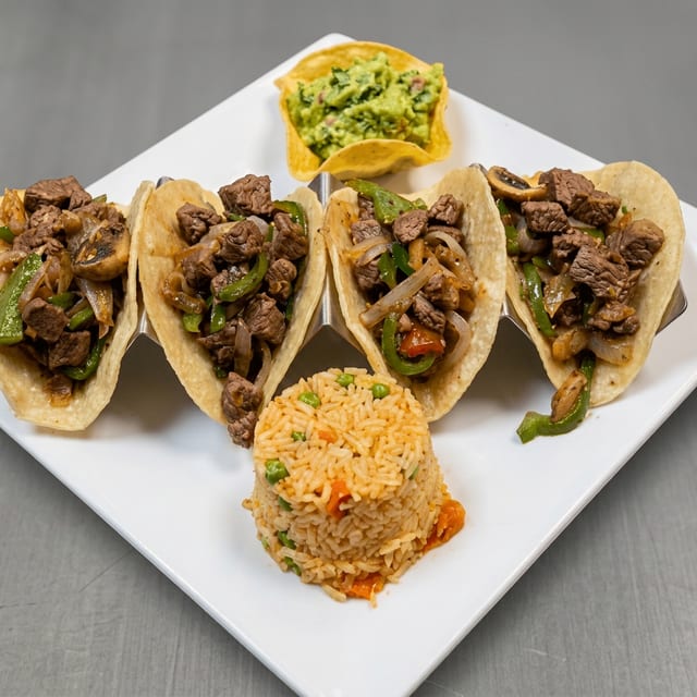 Tacos Al Carbon.