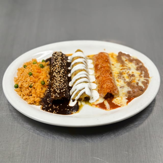 Enchiladas Bandera.