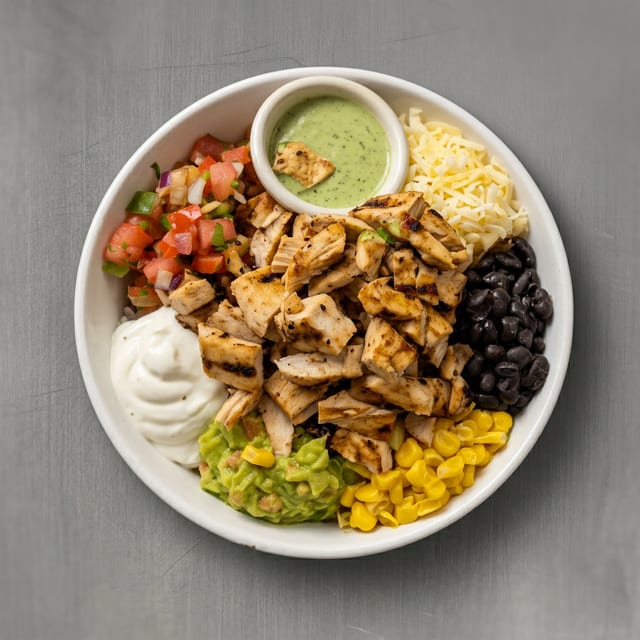 Chicken Burrito Bowl.