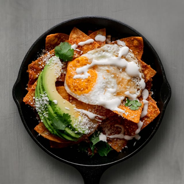 Lunch Chilaquiles.