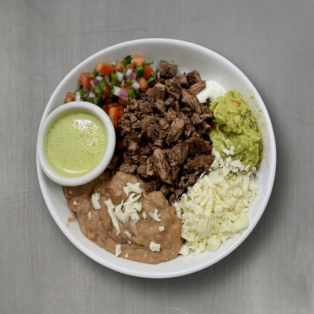 Steak Burrito Bowl.