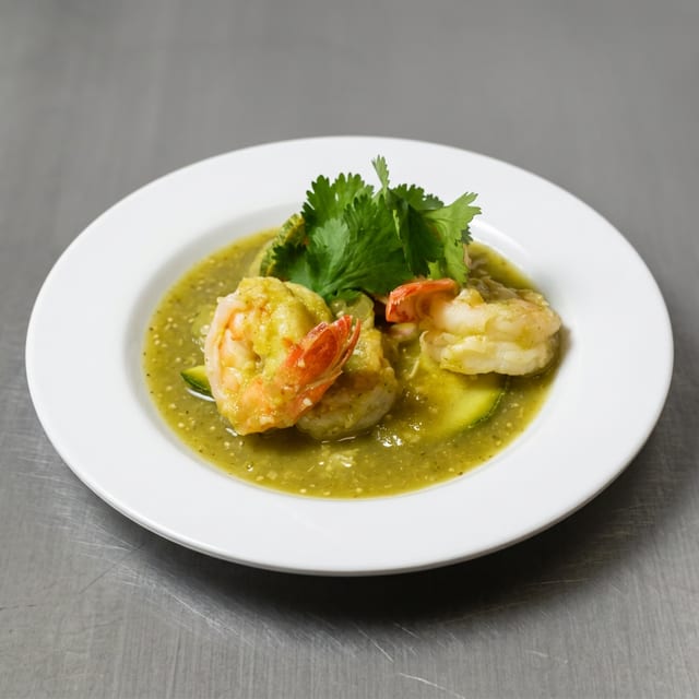 Camarones Salsa Verde.