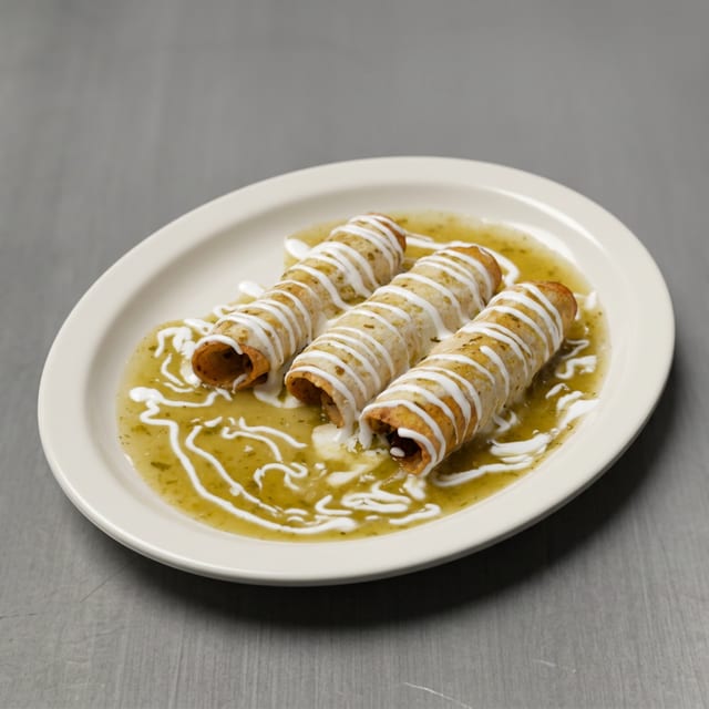Enchiladas Verdes.