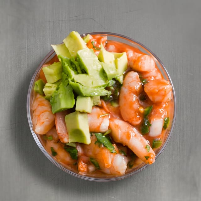 Lunch Coctel de Camarones.