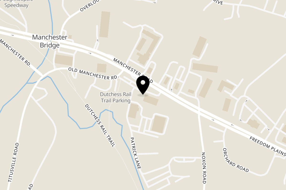 Map showing the location of Cinco de Mayo 2 on 404 Manchester Road in Poughkeepsie